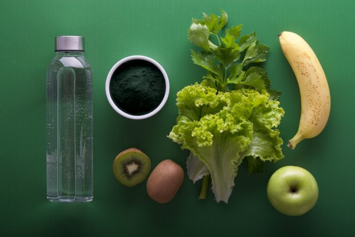 Photo by Vitalii Pavlyshynets assorted fruits and vegetables on green surface